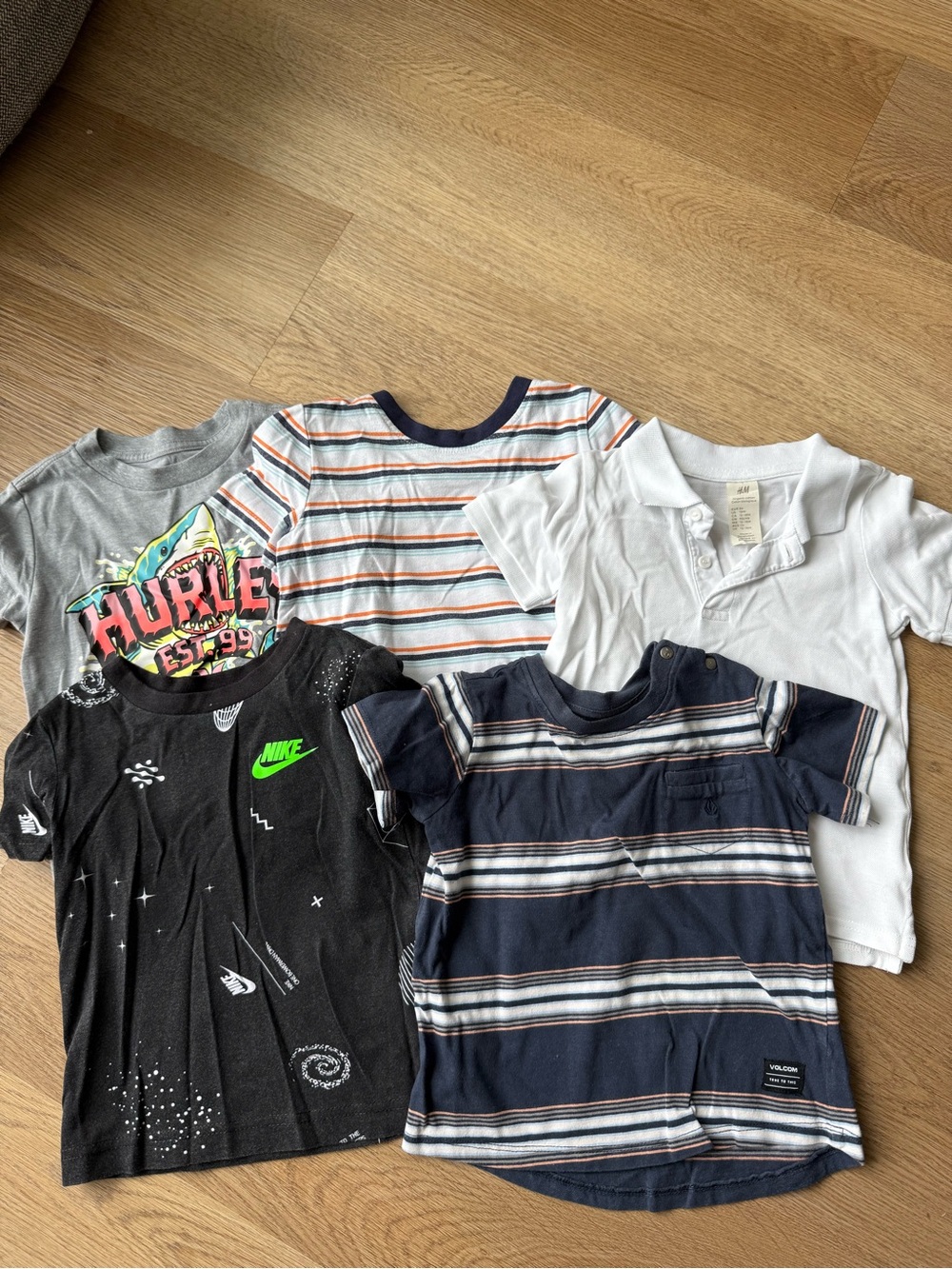 Toddler Boy T-Shirt Bundle 18-24M | Nike, Hurley, H&M & Volcom